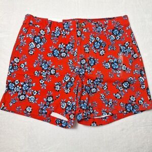 Tommy Hilfiger Red Floral Women's Shorts